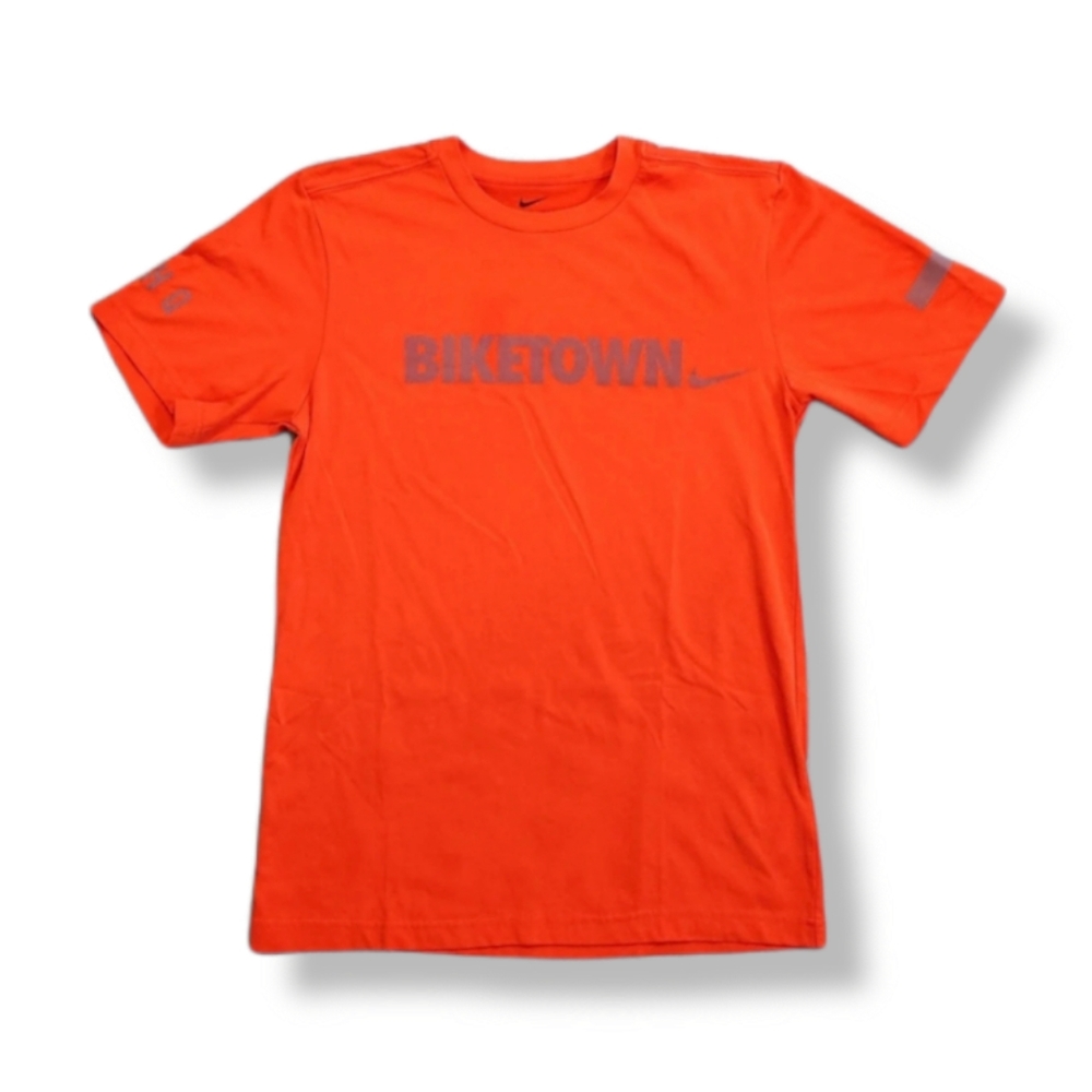 NIKE Dri-FIT Biketown Cycling Oregon Reflective Tee Shirt Size Small